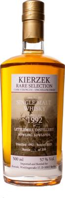 Littlemill 1992 KzB Rare Selection #302 57% 500ml