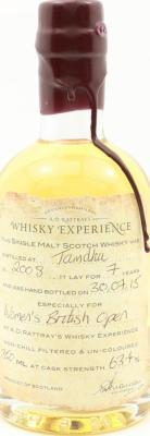 Tamdhu 2008 DR Hand Filled at A.D. Rattray's Whisky Experience 63.4% 350ml