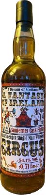 The Circus 14yo BW a Fantasy of Ireland Sauternes Finish 54.1% 700ml