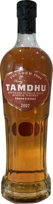 Tamdhu 2007 Ambar Vintage Sherry Oak 46% 700ml