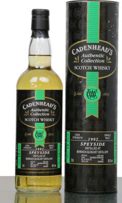 BenRiach 1992 CA Authentic Collection Bourbon Hogshead 60.1% 700ml