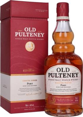 Old Pulteney Port Coastal Series 2nd Fill Bourbon Ruby Port Pipe & Barrique 46% 700ml