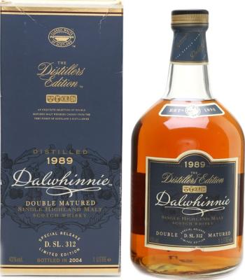 Dalwhinnie 1989 The Distillers Edition Double Matured in Oloroso Sherry Wood 43% 1000ml