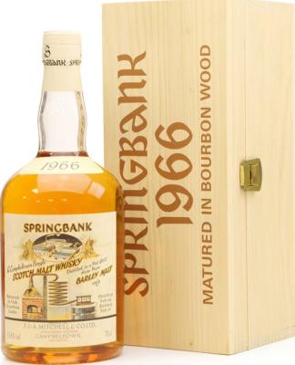 Springbank 1966 Local Barley Bourbon Cask 53.6% 700ml