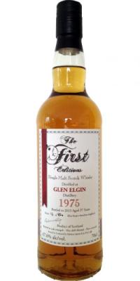 Glen Elgin 1975 ED The 1st Editions Refill Bourbon Hogshead 47.6% 700ml