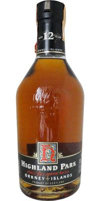 Highland Park 12yo Dumpy Bottle Remy Italy Import 43% 700ml