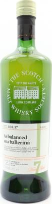 Allt-A-Bhainne 2011 SMWS 108.17 As balanced as a ballerina 7yo 2nd Fill Ex-Bourbon Barrel 61.6% 700ml