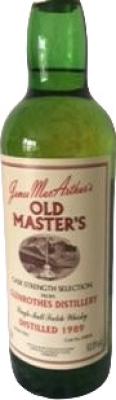 Glenrothes 1989 JM Old Master's Cask Strength Selection #30898 63.8% 700ml