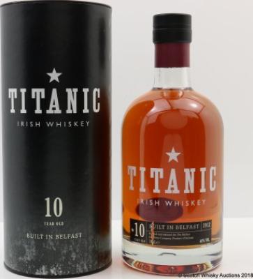 Titanic 10yo American Oak Casks The Belfast Distillery Company 40% 700ml