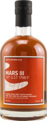 Scotch Universe Mars III 137 U.2.1 1798.5 First Fill PX Sherry Hogshead 57.9% 700ml