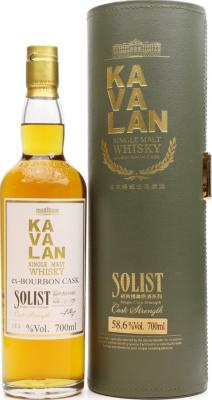 Kavalan Solist ex-Bourbon Cask B100825023A 58.6% 700ml