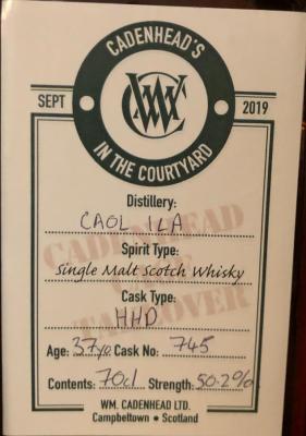 Caol Ila 37yo CA HHD #745 50.2% 700ml