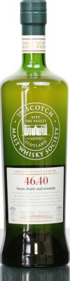 Glenlossie 1992 SMWS 46.40 Sweet fruity and aromatic Refill Ex-Bourbon Hogshead 54.5% 700ml