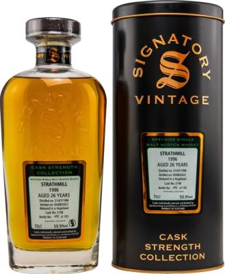 Strathmill 1996 SV Cask Strength Collection Hogshead 59.9% 700ml