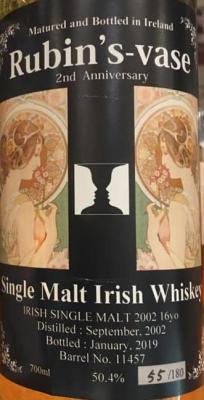 Single Malt Irish Whisky 2002 UD #11457 50.4% 700ml