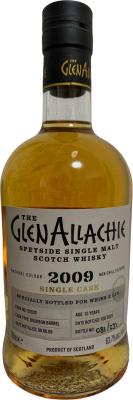 Glenallachie 2009 Single Cask Bourbon Barrel 50935 WHISK-E LTD 63.7% 700ml