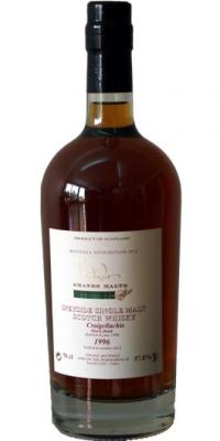 Craigellachie 1996 SD Bouteille souscription 2012 Sherry Finish Le Clan des Grands Malts 57.8% 700ml