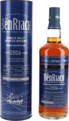 BenRiach 2006 Single Cask Bottling Pedro Ximenez Puncheon #5293 LMDW 63.1% 700ml