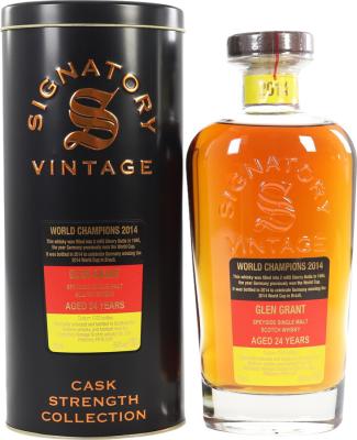 Glen Grant 1990 SV Cask Strength Collection World Champions 2014 24yo Two Refill Sherry Butts 56% 700ml