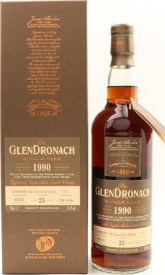 Glendronach 1990 Single Cask Batch 12 Pedro Ximenez Sherry Puncheon #1375 51.6% 700ml