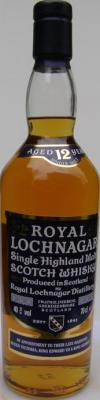 Royal Lochnagar 12yo Single Highland Malt Scotch Whisky 40% 700ml