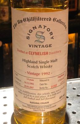 Clynelish 1992 SV The Un-Chillfiltered Collection Hogsheads 17241 + 42 46% 700ml