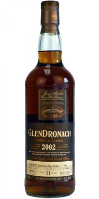 Glendronach 2002 Single Cask Pedro Ximenez Sherry Puncheon #708 Kensington Wine Market 55.4% 750ml