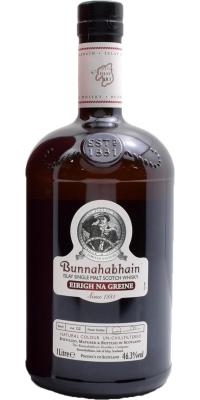 Bunnahabhain Eirigh Na Greine Limited Edition Italian & French Red Wine Casks Travel Retail 46.3% 1000ml