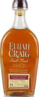 Elijah Craig 2011 Small Batch Single Barrel American Oak #6025329 BC Liquor Stores 47% 750ml