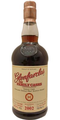 Glenfarclas 2002 1st Fill Sherry Hogshead Jons Utvalgte 50.1% 700ml