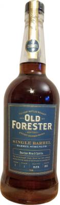 Old Forester Single Barrel Bourbon Wine & Spirits 65.25% 750ml