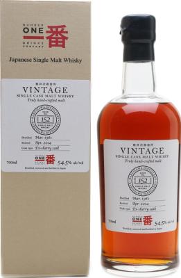 Karuizawa 1981 Vintage Single Cask Malt Whisky Ex-Sherry Cask no.152 33yo 54.5% 700ml