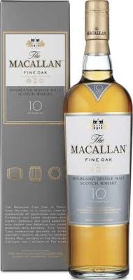 Macallan 10yo Fine Oak Triple Cask Matured 43% 750ml