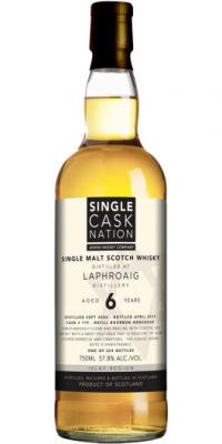 Laphroaig 2006 JWC Single Cask Nation Refill Bourbon Hogshead #119 57.8% 750ml