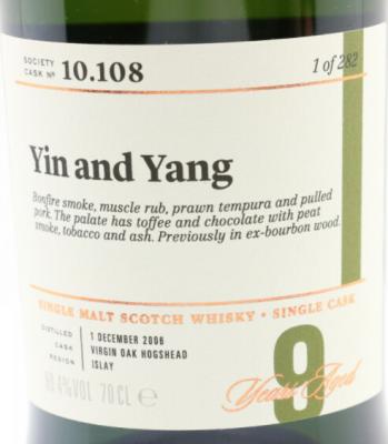 Bunnahabhain 2006 SMWS 10.108 Yin and Yang 9yo 60.4% 700ml