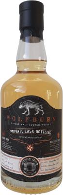 Wolfburn 2017 Quarter cask Tom Haseldonckx 60.2% 700ml