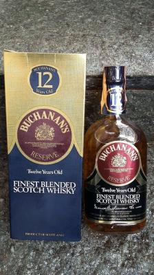Buchanan's Reserve Finest Blended Scotch Whisky 43.28% 750ml