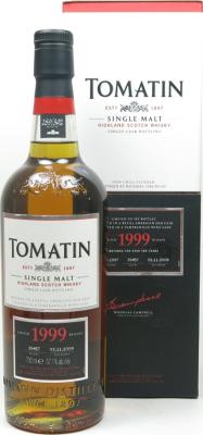 Tomatin 1999 Limited Release 10yo Tempranillo Finish #29457 57.1% 700ml