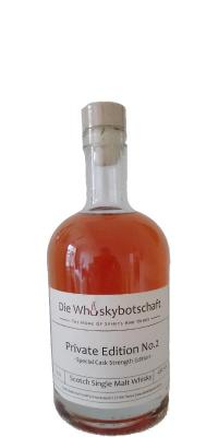 Die Whiskybotschaft GmbH Private Edition #2 Special Cask Strength Edition 58% 500ml