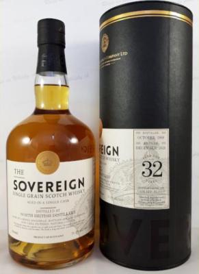 North British 1988 HL The Sovereign 32yo Refill Hogshead 51.1% 700ml