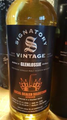 Glenlossie 2006 SV Local Dealer Selection Final Edition Bourbon Barrel #3299 59% 700ml