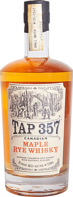 TAP 357 Canadian Maple Rye Whisky Bourbon Barrels 40.5% 750ml