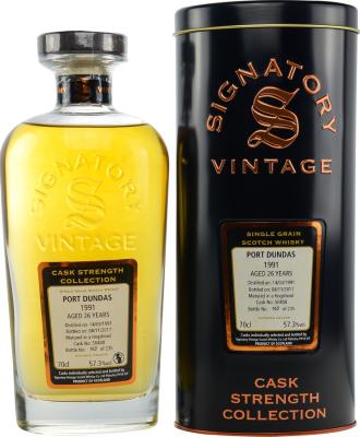 Port Dundas 1991 SV Cask Strength Collection #50408 57.3% 700ml