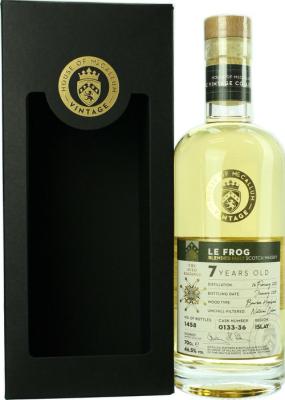Le Frog 2011 HoMc Blended Malt Scotch Whisky Bourbon Hogshead 0133-36 46.5% 700ml