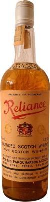 Reliance Blended Scotch Whisky 100% Scotch Whiskies 43% 750ml