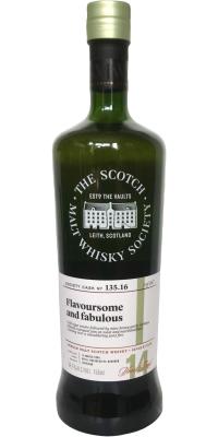 Loch Lomond 2005 SMWS 135.16 Refill Bourbon Hogshead 54.1% 750ml