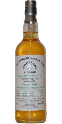 Mortlach 2008 SV The Un-Chillfiltered Collection Bourbon Barrel #800020 Proof Ghent 46% 700ml