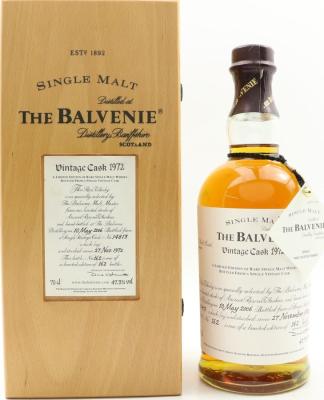 Balvenie 1972 Vintage Cask 14813 47.3% 700ml