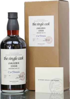 Yamazaki 1998 The Single Cask Sherry Butt CU70062 Isetan 61% 700ml