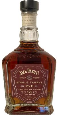 Jack Daniel's Single Barrel Rye New American White Oak Barrel 45% 700ml
